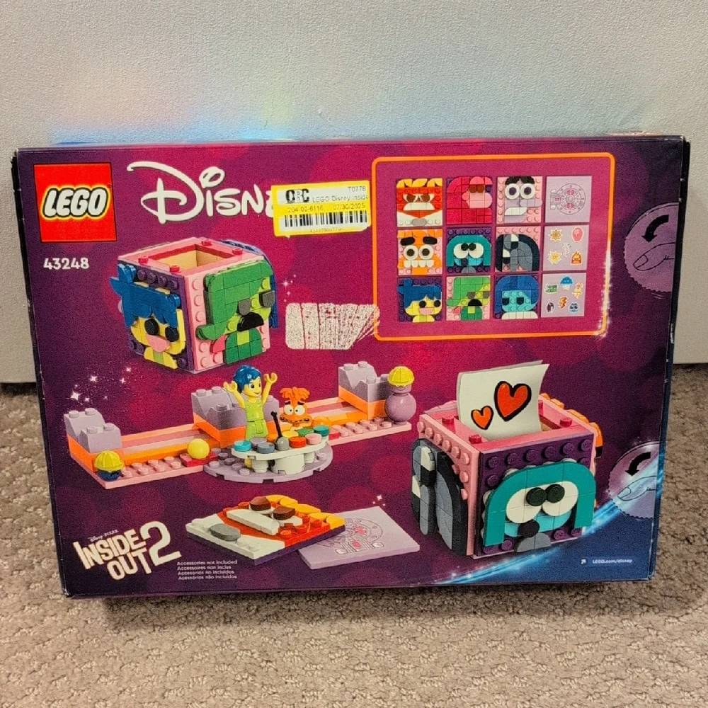 LEGO Disney Pixar Inside Out 2 Colorful Mood Cubes 43248 Set NEW